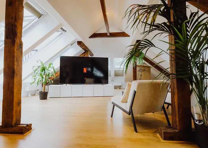 Апартаменты Staylight Penthouse In Der Suedstadt - Luxus Ганновер