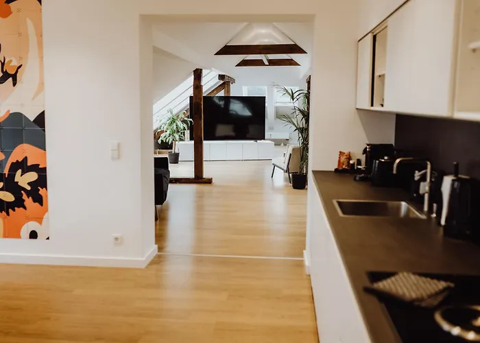 Staylight Penthouse In Der Suedstadt - Luxus Апартаменты